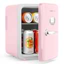 Skincare Fridge - 4L Makeup Fridge for Refrigerating Makeup, Skincare and Food, Mini Fridge for Bedroom, Office and Car, Cooler and Warmer, Beverage Cooler, Green