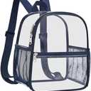 Oraben Clear Backpack Stadium Approved 12X11x6, Waterproof Clear Bag Stadium Backpack for Concert Work Sport Event