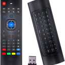 Favormates Air Remote Mouse MX3 Pro,2.4G Backlit Kodi Remote Control,Mini Wireless Keyboard & Infrared Remote Control Learning, Best for Android Smart Tv Box HTPC IPTV PC Pad Xbox Raspberry pi 3