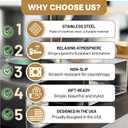 CiLoN 4in1 Incense Holder, Frankincense Burner, Essential Oil Burner Aromatherapy Diffuser, Resin Burner, Esfand Burner with Tea Candle Warmer. Spiritual Gift for Yoga & Meditation Lovers. 304SS Black