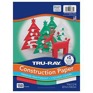 Tru-Ray Construction Paper 9x12" Holiday Assortment