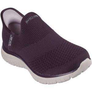 Skechers Women's Hands Free Slip-ins Virtue-Sleek Sneaker (7, Wine=wine)