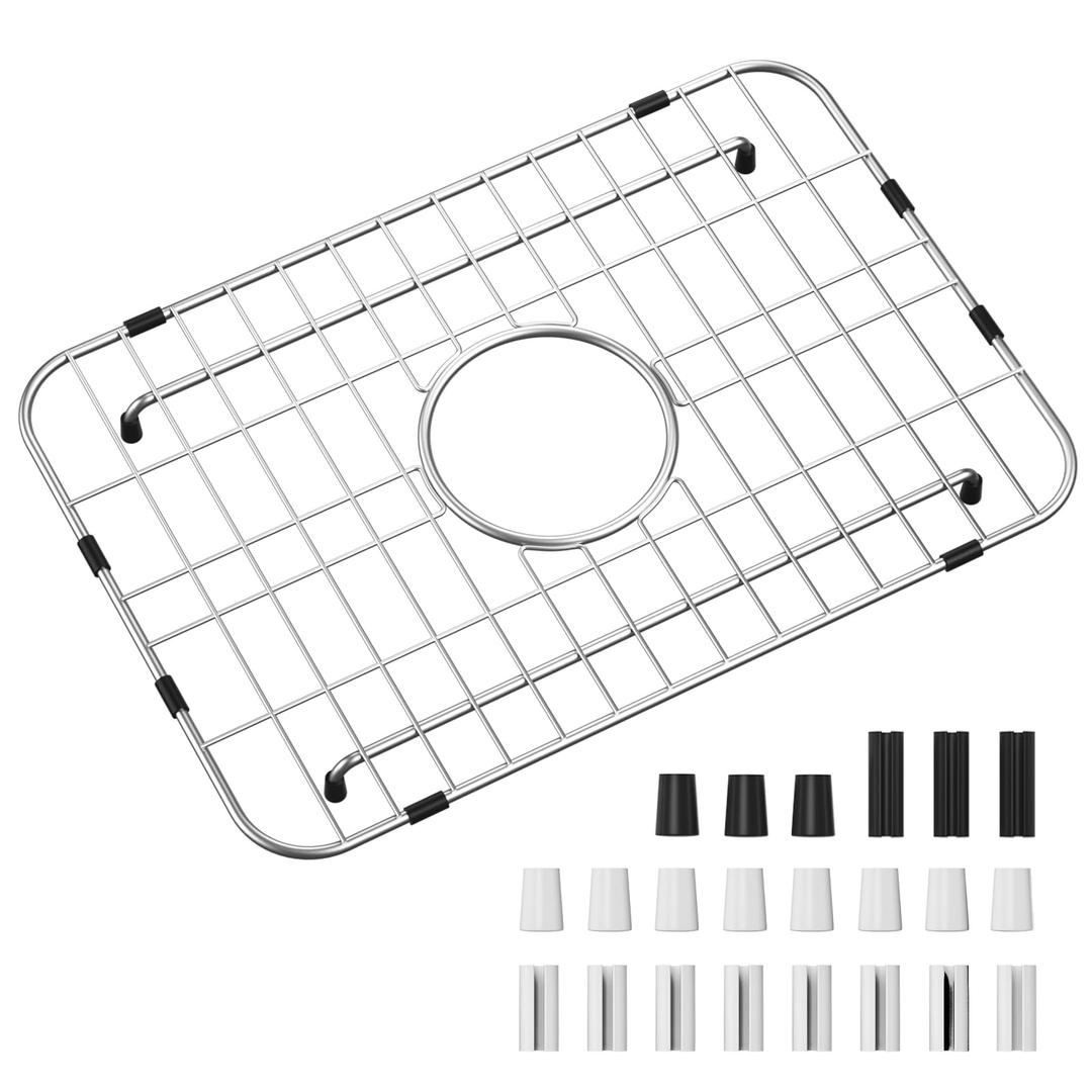 Sink Bottom Grid 29-1/2" X 15-9/16", Centered Drain with Corner Radius 3/8", Sink Protector