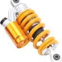 Front Rear Shock Absorber, Universal Shock Absorber Suspension Damper Front/Rear 240mm W/Air Fit for Motorcycle ATV Off Roader