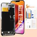 Not Original Screen for iPhone 13 Pro Max Screen Replacement for iPhone A2643 LCD Screen A2484,A2641,A2644,A2645 3D Touch Display Digitizer Assembly Repair Parts(Black No Frame)