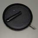 Buecmue 10.5 Inch Nonstick Crepe Pan with Spreader, Granite Coating Skillet Pan for Roti Egg Omelet Tortilla Tawa Dosa, Flat Frying Pan, Induction Compatible PFOA & PTFEs Free