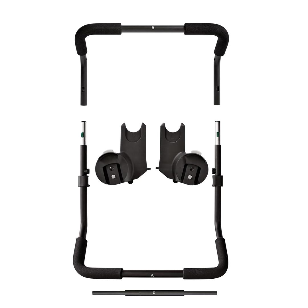 Baby Jogger Chicco/Peg Perego Car Seat Adapter for City Select and City Select LUX Strollers Black
