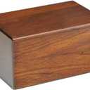 Wooden Urn Box for Human Ashes, Cremation Urns, Pet Memorial Urns, Cats & Infant Urn, Keepsake Burial Ash Box - Large (Style1, 9 x 6.5 x 4.5 inches)