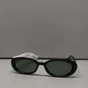 miyya Old Money Polarized Oval Sunglasses 2025 Edition, UV400 Protection, Feather-Light Fit & Trendy Colors (Black)