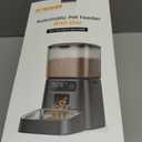oneisall Automatic Cat Feeder, 2.4G WiFi Cat Food Dispenser with App, 12 Cups/3.5L Auto Cat Feeder for Dry Food, Timed Cat Feeder with Portion Control for Small Pets Indoor | Timed Meals, Feed Now, Feeding Logs, Slow Feed, Precise Portion, Dual Power Backup, Family Share, Stainless Steel Bowl