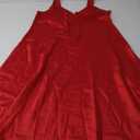 Litherday Silk Nightgown for Women Long Satin Slip Dress Nightdress Silky Chemise Nightie Soft V Neck Nightwear (Medium)