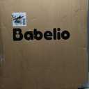 BABELIO Safety Gate Door Fits for Stairs, Narrow and Wide Doorways with Auto Close, Easy Install, No Drilling, Pressure Mounted for Baby, Child, Pets, Dog/Puppy, 26''-40'', White