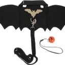 SUPVOX 1 Set of Rabbit Halloween Costumes - Small Animals Halloween Harness Leash Costumes,Pet Bat Wings Apparel for Bunny, Rabbits, Puppies, and Small Cats