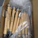 Fulmoon 200 Pcs Employee Appreciation Gift Bulk Inspirational Wooden Bamboo Pens Motivational Thank You Pens Fathers Day Graduation Gift for Teacher Coworkers Team Staff Nurse Volunteer Cna Week