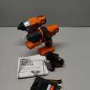 BLACK+DECKER 20V MAX Cordless Drill and Impact Driver, Power Tool Combo Kit with Battery and Charger (BD2KITCDDI) 2 Pcs