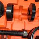 Wheel Bearing Press Kit for Front Wheel Drive Bearing Removal & Installation, 24pc Wheel Bearing Removal Tool Set with Sliding Screws Universal Bushings Sleeves Storage Case