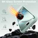 for iPhone 17 Pro Case, Compatible with MagSafe, Screen Protector +[Integrated Silicone Camera Control Button], Shockproof Protective Magnetic Case for iPhone 17 Pro 6.3", Mint Green