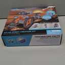 AOHU Solar Robot Building Kit STEM Gift for Boys Aged 8-13, DIY 15-in-1 Educational Science Building Toy, Solar or Battery Powered Robotic Set for Children Birthday with 212 Pieces