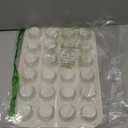 Silicone Mini Muffin Pan With Metal Reinforced Frame - 24 Cups Durable Silicone Cupcake Pan for Muffin, Cupcakes, BPA Free and Dishwasher Safe - 1 Piece Beige with Rainbow Spots