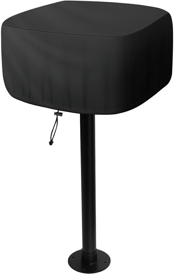 Heavy Duty 600D Park Style Grill Cover, Waterproof Outdoor BBQ Cover for Rectangular Table Top Grills, Upgraded Rip-Proof Oxford Fabric with Seam Tape (Fits up to 24.4"x23.6"x19.7")