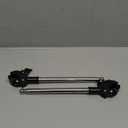 2Pcs Adjustable Stainless Steel Motorcycle Flagpole Pole, 51in Retractable Bike Flag Pole, Telescopic Motorcycle Bicycle Flag Mounts, Flagpole for ATV Golf Cart Wheelchair Dirt Bike Mount