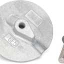 6E5-45371-01 Boat Motor Trim Tab Anode with Bolt for Yamaha 115 130 HP Outboard Models replaces 6E5-45371-10 Sierra 18-6097 Marine Engine