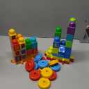 MEGA BLOKS First Builders Toddler Building Blocks Toy Set, ABC Musical Train with 50 Pieces, Music and Sounds, Ages 1+ Years