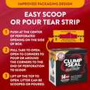 ARM & HAMMER Clump & Seal Platinum Cat Litter, Multi-Cat, 34 lbs
