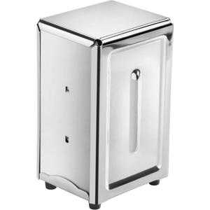 New Star Foodservice 24074 Stainless Steel Tall Napkin Dispenser, 3.875 by 4.75 by 7.5-Inch