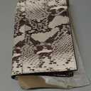 Trendy PU Leather Clutch Bag for Women Versatile Folding Evening Purse Metal Decoration Crossbody for Banquet Party