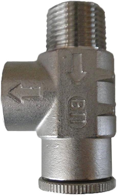 STAINLESS STEEL 3/4" 100 psi PRESSURE RELIEF VALVE for WATER WELL Pump Pressure tank