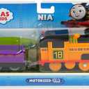 Thomas & Friends Motorized Toy Train Nia Battery-Powered Engine with Cargo for Pretend Play Preschool Kids Ages 3+ Years