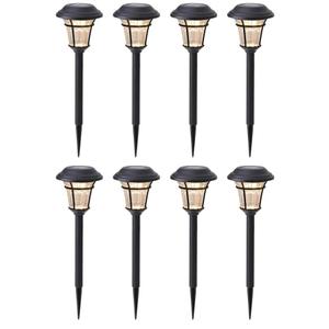 MAGGIFT 8 Pack Outdoor Solar Lights - Waterproof, Solar Pathway & Garden Lights for Yard & Patio, Solar Powered for Driveway