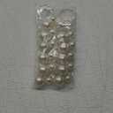 Kesote Pearl Napkin Rings Set of 12, Silver Napkin Ring Holders for Formal or Casual Dinning Table Decor
