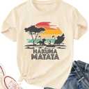Magical Castle Shirt for Women Magic Kingdom T Shirt Flower Castle Graphic Tee Family Vacation Holiday Short Sleeve Top(Medium, Cream)