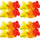 Qunclay Artificial Silk Bamboo Fans Veils Long Belly Dance Silk Fan Colorful Gradient for Dance Dancer Women Left & Right Hand 180 x 90 cm