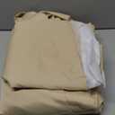 Sumfaller 10x10 FT Gazebo Replacement Canopy Top Cover Double Tiered Canopy Top Cover for Outdoor BBQ Roof Cover Grill Shelter (Brown)