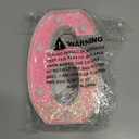 LED Letter Lights Pink Glitter Marquee Letters Light Up Alphabet Letters Sign Battery Powered for Home Party Decoration Night Bar Wedding Birthday Christmas Lamp Girls Gift - Number 6