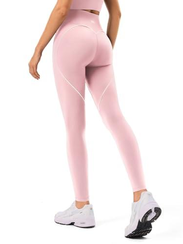 Athletic High Waisted Leggings for Women - Tummy Control, Butt Shaping, Squat Proof | Yoga Pants for Pilates, Gym, Workout, Medium