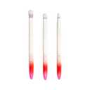 4 x Paint & Play Makeup Brush Set Trio With 1 Pencil Brush, 1 Tapered Blending Brush and 1 Classic Eyeshadow Brush