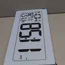 18 Inch Oversized Digital Wall Clock with Remote Control, Auto-Dimming, Temperature, Date/Day of Week, Large Display, Multi-Functional, White