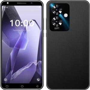 LilCost Note 60 Smartphone, 16GB ROM,128GB Extension,Dual SIM, 5.0'' HD Display with 3500mAh Battery and Dual Camera,Support WiFi/Bluetooth/Face Unlock Android Phone (Black)