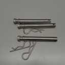 TS35010 Stainless Steel Trailer Hitch Pin and Clip for B&W 2" & 2.5" Receiver Trailer Hitches Tow & Stow Replacement Pins-3 Pack