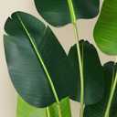 Artificial Bird of Paradise Plant 5.2Ft Fake Tropical Palm Tree with 10Trunks Faux Banana Leaf Trees in Pot for Home Indoor Outdoor Office Modern Decor Housewarming Gift1Pcs