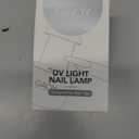 GAOY Mini UV Light for Gel Nails, Small Curing Light, Eggshell LED Nail Lamp, Fast Curing, White