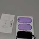 [Case-Friendly] Page Turner for Kindle Paperwhite Oasis Kobo eReaders, Camera Camcorder Remote Controls, Page Turner Clicker for ipad Tablets Reading Novels with Wrist Strap Storage Bag Purple