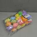 2 x 18PCS Easter Hanging Ornaments Set Colorful Foam Eggs Rabbits Glitter Carrots Decor for Easter Tree Home Party DIY Crafts