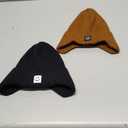 3 Pack Baby Beanie Hats with Earflaps, 2 Size Baby Winter Hat for Newborn Infant Toddler Kids Children with Cute Smiley Face, Soft Warm Fleece Lined Knit Hat for Girls Boys-08