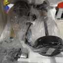 OYEARS 23" Table Lamps for Living Room Set of 2 Bedside Lamps for Night Stands Bedroom Lamps Farmhouse Rattan Boho Lamp Glass Nightlight End Table Lamp with USB C+A (Black),Two Light Points