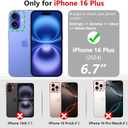 Varikke for iPhone 16 Plus Wallet Case Detachable with RFID Blocking Card Holder for Women, Glitter Leather Strap Strong Magnetic Flip Wallet Removable Phone Case for iPhone 16 Plus 6.7", Mint